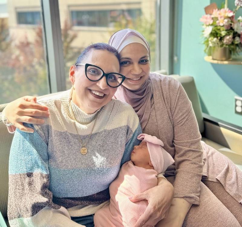 Silver Cross Hospital - Proud Mom (and Grandma) Delivers her Granddaughter at Silver Cross