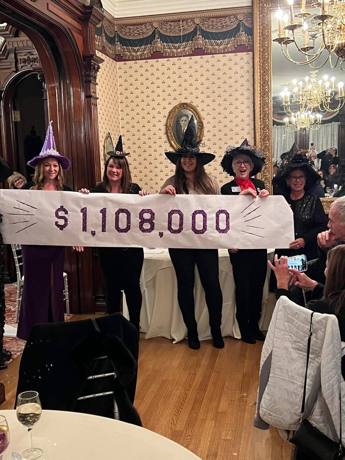 Witches Night Out costume fundraiser for women recently celebrated 15 years and a total of $1,108,000 raised for its Will County 501(c)(3) recipient agencies.
