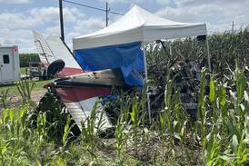 One dead in plane crash near Ogle County Airport; portion of Route 64 remains closed