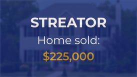 Sale closed in Streator: $225,000 for a single-family home