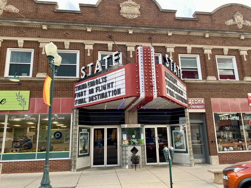Sycamore State Theater, 420 W. State St. downtown, shown here on Friday, May 16, 2025.