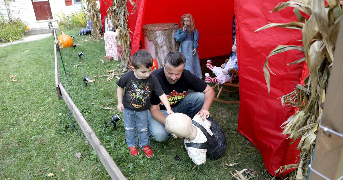 Photos Halloween haunts at Downers Grove home Shaw Local