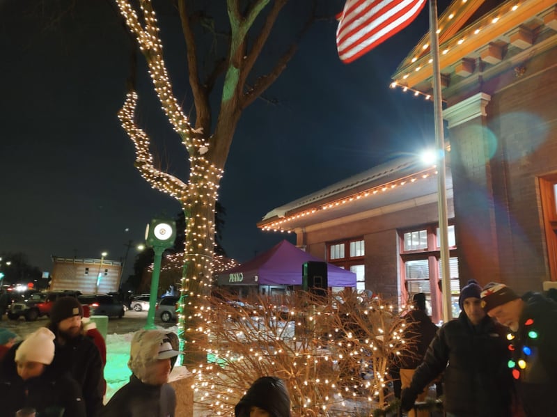 Main Street was illuminated for the season during the Plano Rockin' Christmas event on Dec. 5, 2025.