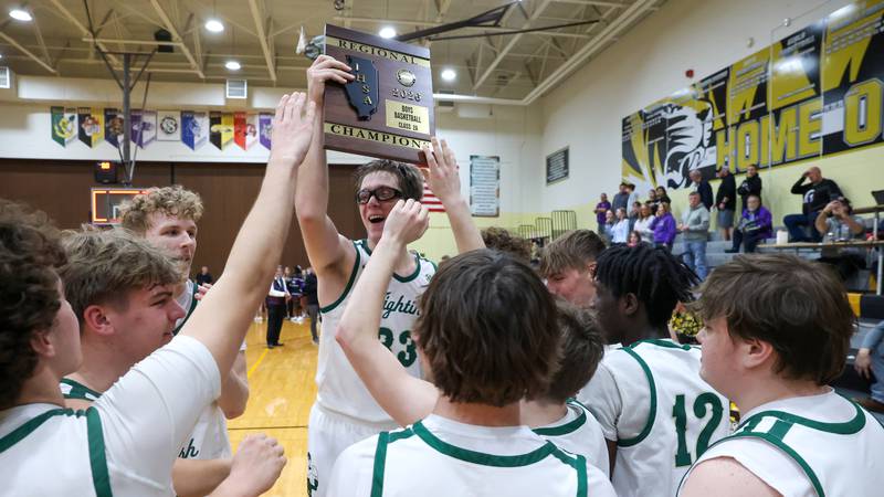 Photos: Bishop McNamara vs. El Paso-Gridley, Class 2A Herscher Regional championship boys basketball