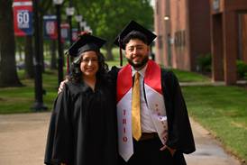 Mother, son graduate college together 
