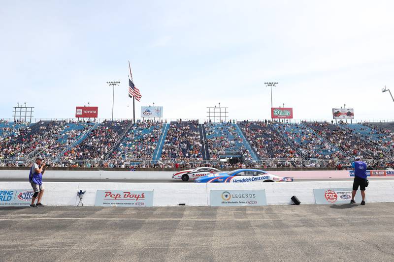 Race fans pack the stands for NHRA’s Gerber Collision and Glass Route 66 Nationals at Route 66 Raceway on Sunday, May 19, 2024 in Joliet.