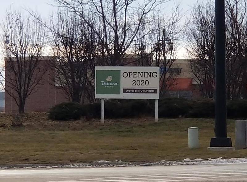 A new Panera Bread restaurant is being built at the corner of Route 47 and Kreutzer Road.