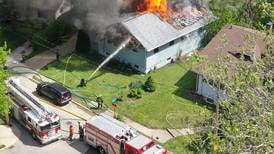 Peru residential fire forces evacuation; pets unaccounted for
