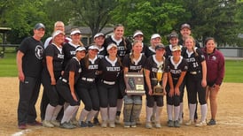Ady Kiddy’s aggressive running, Reese Mosolino’s pitching lead Prairie Ridge past Harvard for regional title