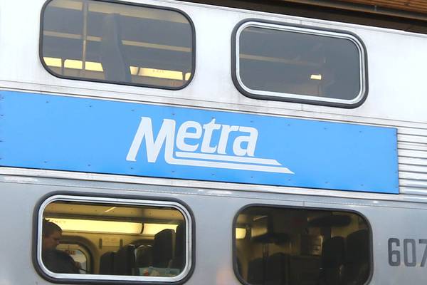 Man struck by Metra train in Aurora