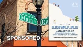 Slidewalk Sales Return to Downtown Crystal Lake in January!