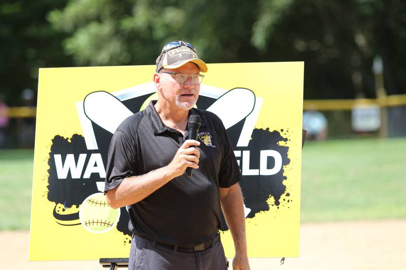 The Putnam County Junior High softball field was named as Walker Field on Saturday in recognition of Chris Walker, who coached PCJH softball from 2001-2020. His PCJH teams made seven IESA state tournament appearances, capped with a state championship in 2009 and a state runner-up finish in 2014.