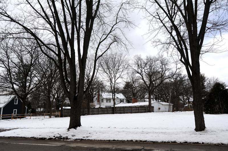 The empty lot at 94 Dole Ave. in Crystal Lake on Monday, March 7, 2022. AJ Freund, a 5-year-old child who was abused by his parents, Andrew Freund Sr. and JoAnn Cunningham, and eventually murdered on April 15, 2019, once lived in the house at this location. The house was demolished on March 4, 2020.
