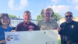 Whiteside County CrimeStoppers donate to Whiteside Area Career Center