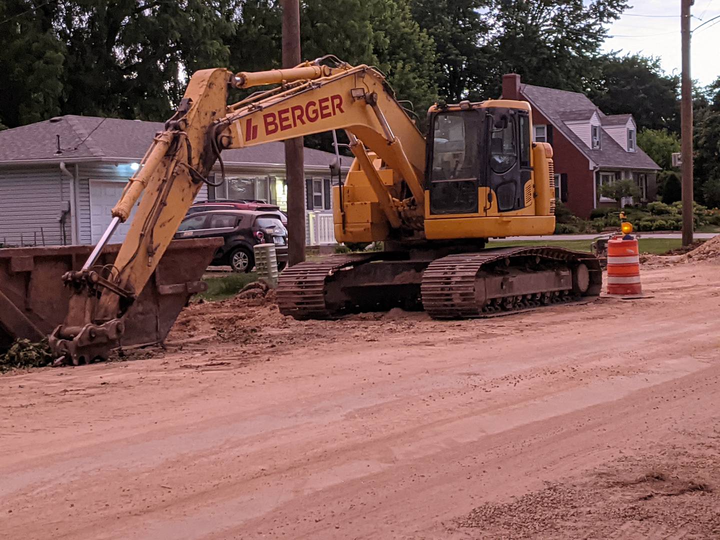 A $3.4 million project to replace and widen a portion of Latham Street in Sandwich continues on schedule.