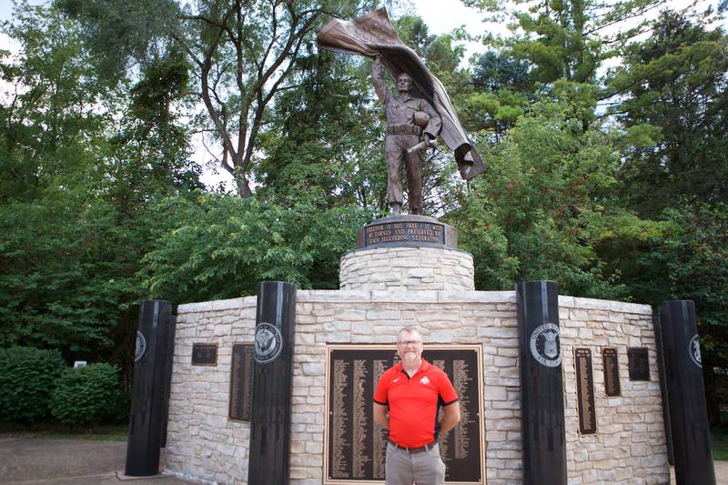 St. Charles VFW Commander John "Jack" Erwin at Kane County Veterans Memorial on Wednesday, Sept. 24, 2025 in Geneva.