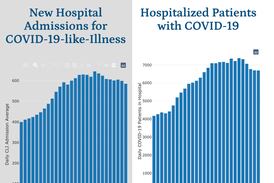 COVID-19 hospitalizations in Illinois continue downward trend