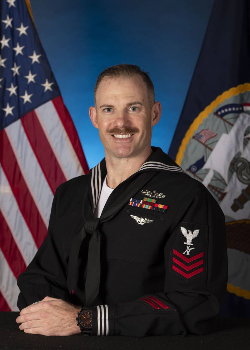 Petty Officer 1st Class David Schneider, a native of Kankakee, was recently named Judge Advocate General’s 2024 Service Member of the Year serving aboard USS Dwight D. Eisenhower.