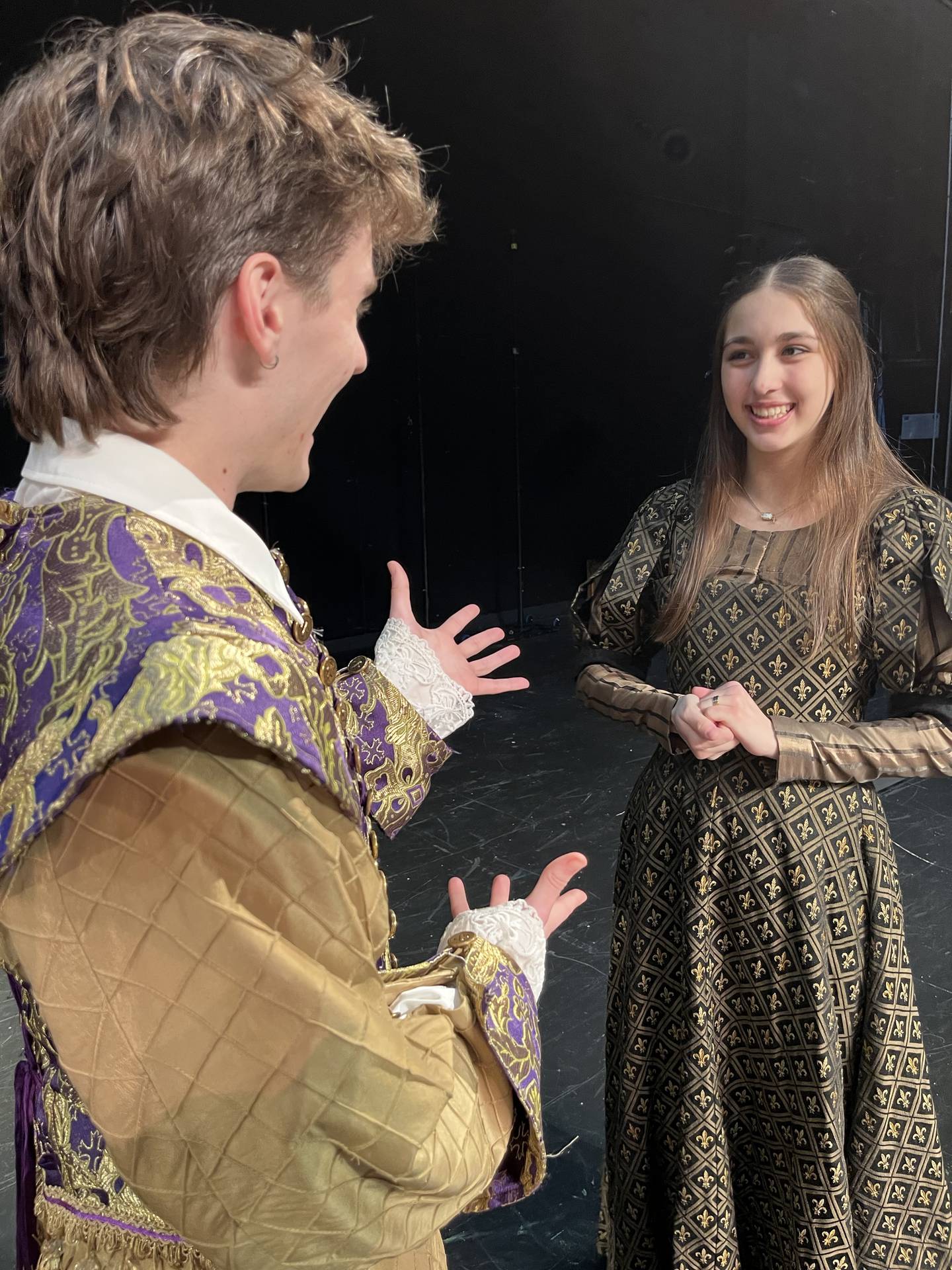 Coal City High School Madrigals Choir will host its annual holiday concert, performance and reception on Saturday, Dec. 13 and Sunday, Dec. 14 in the Coal City Performing Arts Center. The holiday event will include a reception of small bites and tasty desserts prior to each performance of song and merriment that features members [from left]: Jordan Olson and Anastasia Papach. Tickets are general admission available at the door for $12 per person [cash only]. Doors open at 6 p.m on Saturday for refreshments with performance at 7 p.m. and 1 p.m. on Sunday for a 2 p.m. show.