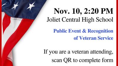 Joliet Central holds 10th annual Veterans Day ceremony November 10