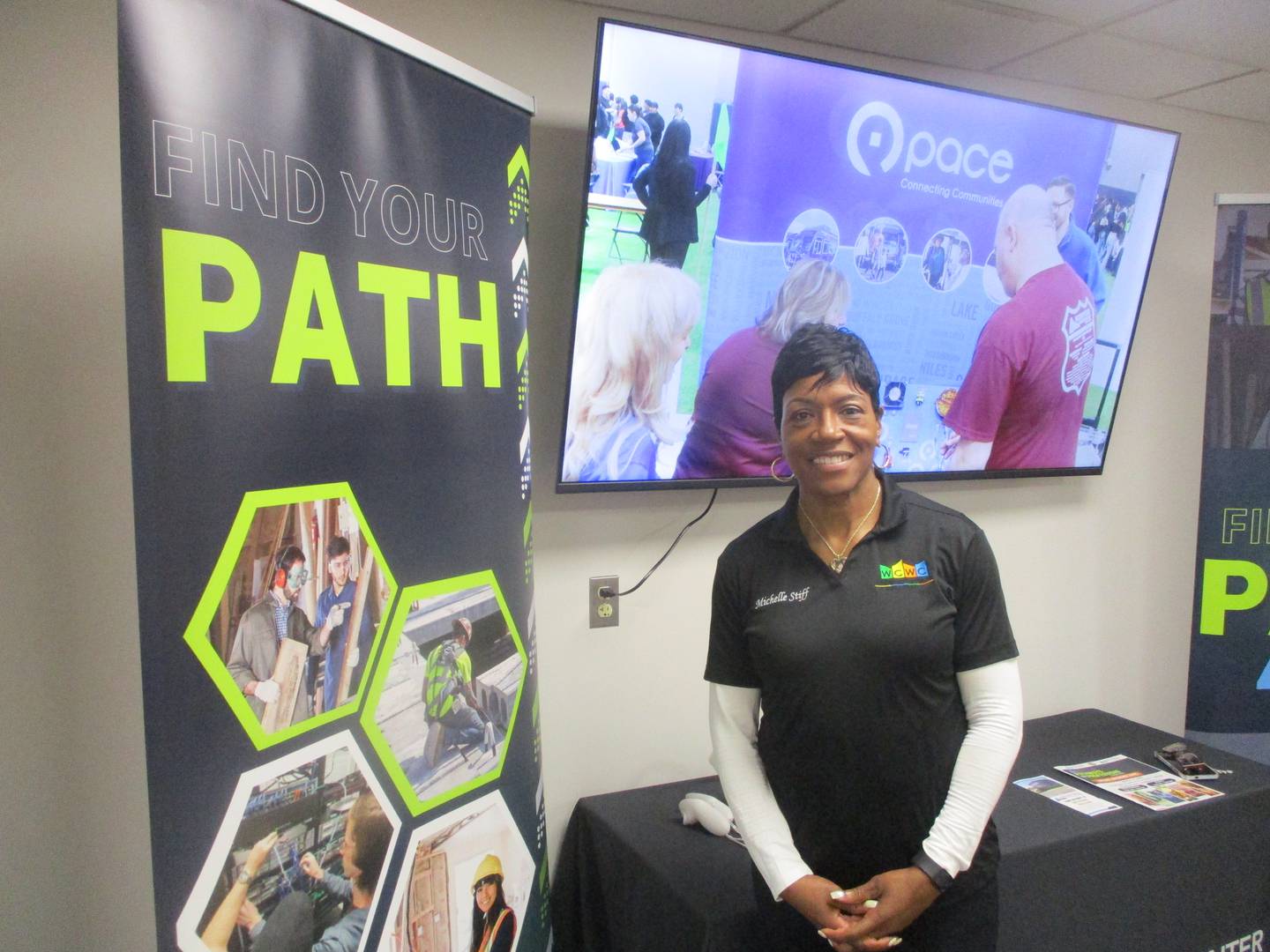 Michelle Stiff is director of the Workforce Center of Will County, which is located at 1300 Copperfield Ave., Joliet. April 27, 2026