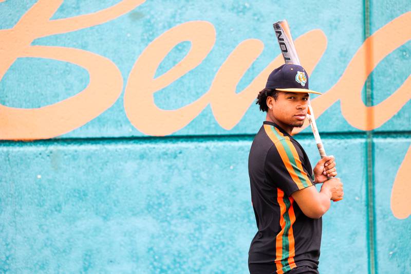 Plainfield East’s Christian Mitchelle is named The Herald-News baseball Player of the Year. Mitchelle was also named Southwest Prairie Conference East Division Most Valuable Player and Most Valuable Pitcher. Wednesday, June 22, 2022 in Plainfield.