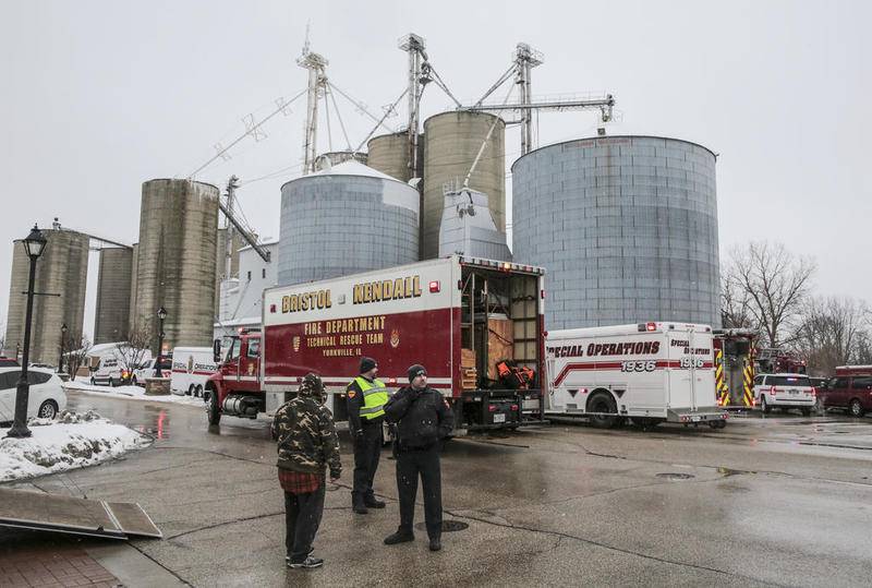 Fire crews rescue man from Minooka grain bin Shaw Local