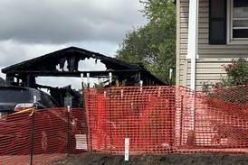 La Salle garage fire leaves home uninhabitable, car burned
