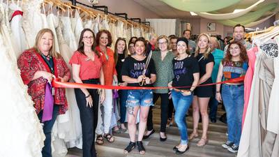 Yorkville Chamber joins ribbon cutting at My Daughter’s Dress Boutique