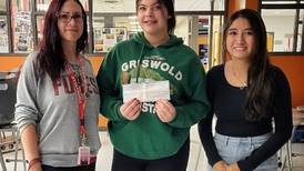 Yorkville High School KeyClub donates to Paws and Stripes