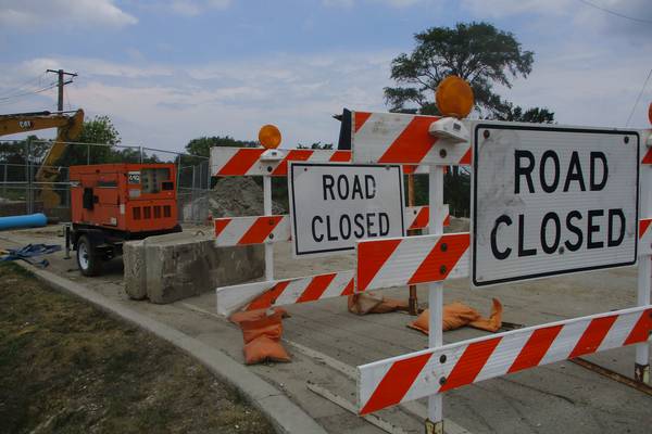 Portion of Hill Avenue in Wheaton closed during storm sewer work