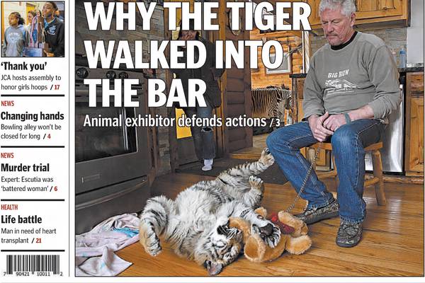 March 11 historical covers: Why the Tiger Walked Into the Bar
