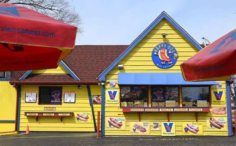 You can’t help but feel happy just looking at Happy Dog in West Chicago.