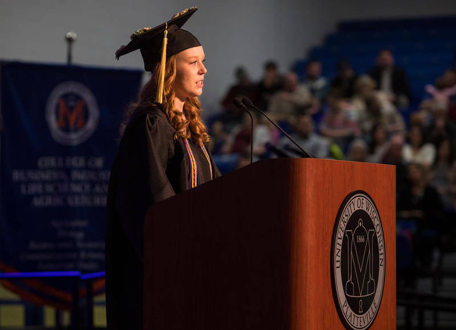 Sycamore alumna gives UWPlatteville graduation speech Shaw Local