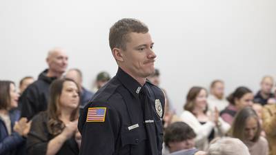 Dixon police officer honored Monday for his lifesaving actions after vehicle crashed into house, gas line