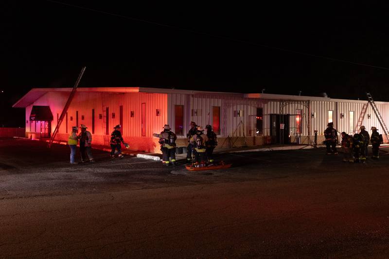 Ottawa and other surrounding departments respond to structure fire on Thursday, July 17, 2025 at 1504 Poplar St. in Ottawa.