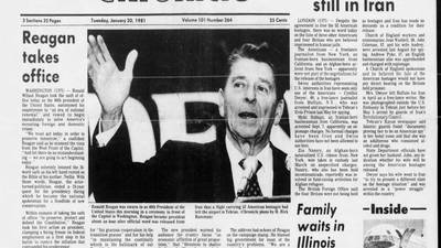 Reagan takes office and more historical covers from January 20
