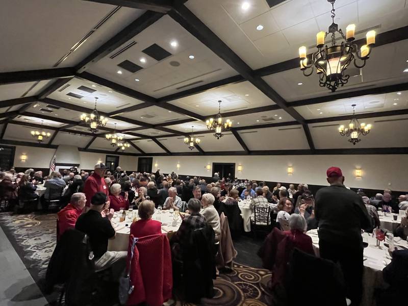 Lockport held its fourth annual Veterans Dinner in celebration of the service and sacrifice of 150 veterans and their guests on Thursday, Nov. 6, 2025, in the great hall at Mistwood Golf Club in Romeoville.