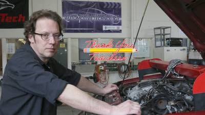 From teenage rebel to respected teacher: Fisher uses auto shop to prepare students for the workforce, for life