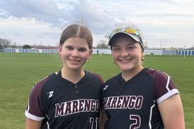 Ellie White shoulders load, Marengo tops Johnsburg