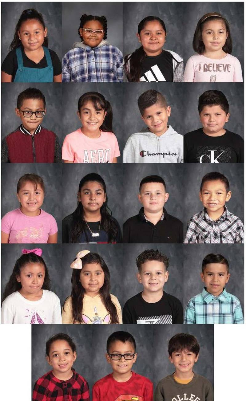 M.J. Cunningham Elementary students of the month for December 2022