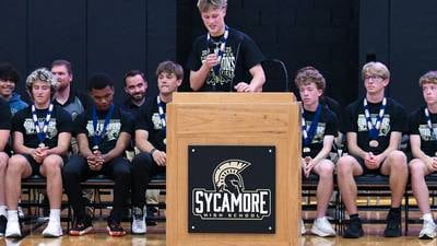 Photos: Sycamore rallies behind boys track and field for historic state title