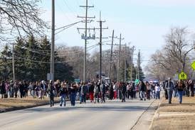 ‘We are stronger together’- Kankakee High School students walk out, protest ICE