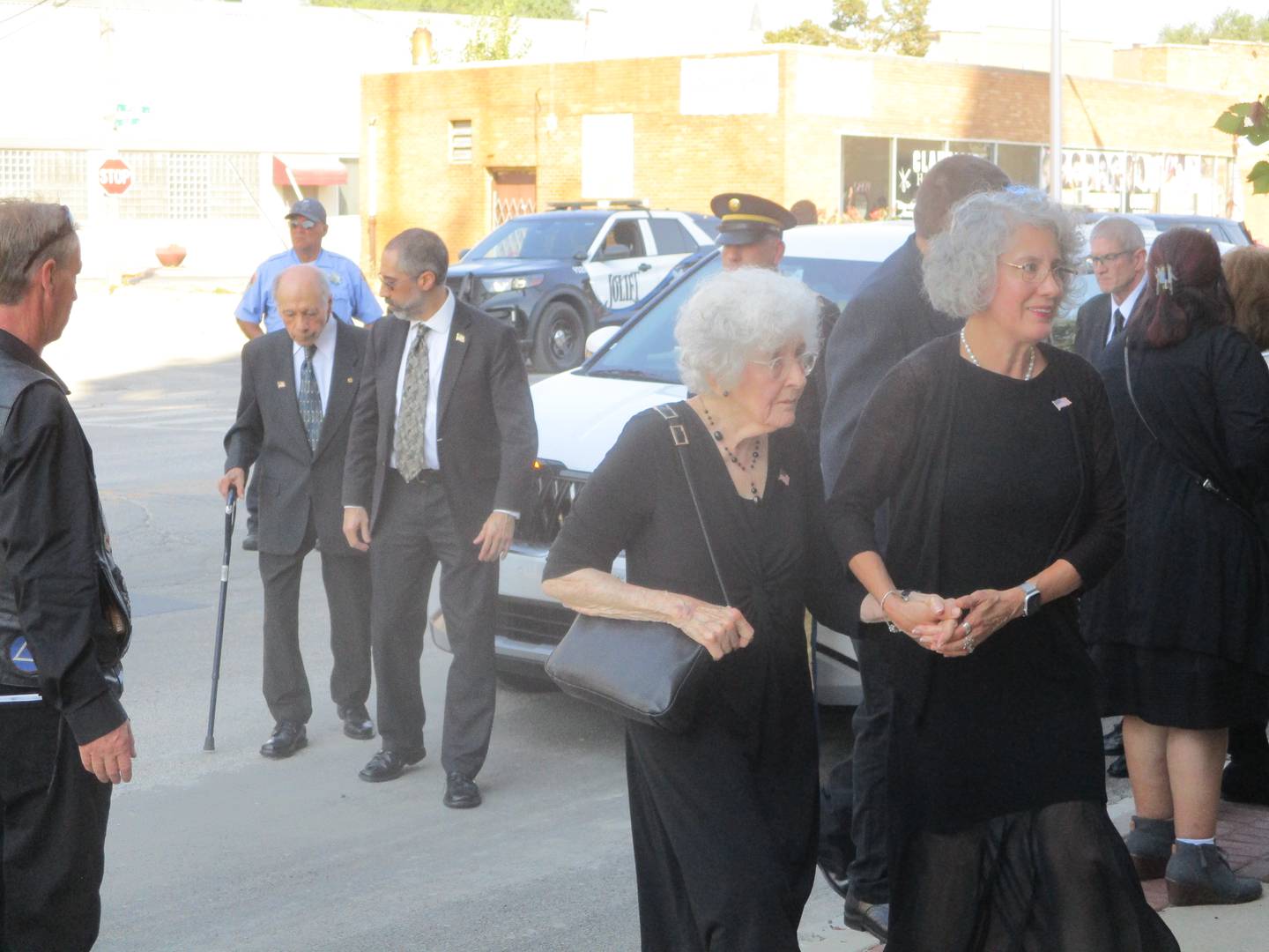 Family of Vincent Vega enter St. Joseph's Catholic Church in Joliet in a funeral service held 75 years after Vega was listed as Missing in Action in the Korean War. Oct. 3, 2025