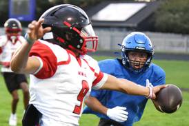 Photos: Manteno football scrimmages