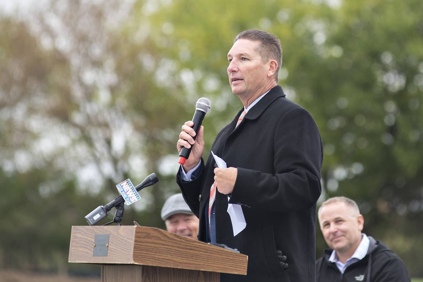 Brett Nicklaus, owner of Trinity Financial, bought the naming rights to the center. Nicklaus is a long time Dixon sports supporter, serving as girls basketball coach at the high school for a period of time.