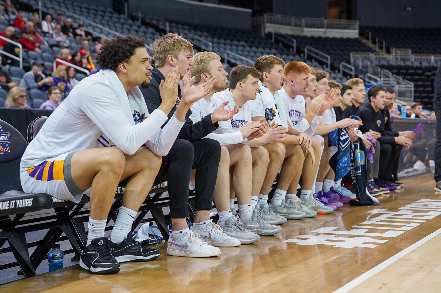 Princeton's Garrett Duffin had a front row seat for Minnesota State University NCAA Division II championship in Evansville, Ind. He is the Mavericks' Director of Player Development.