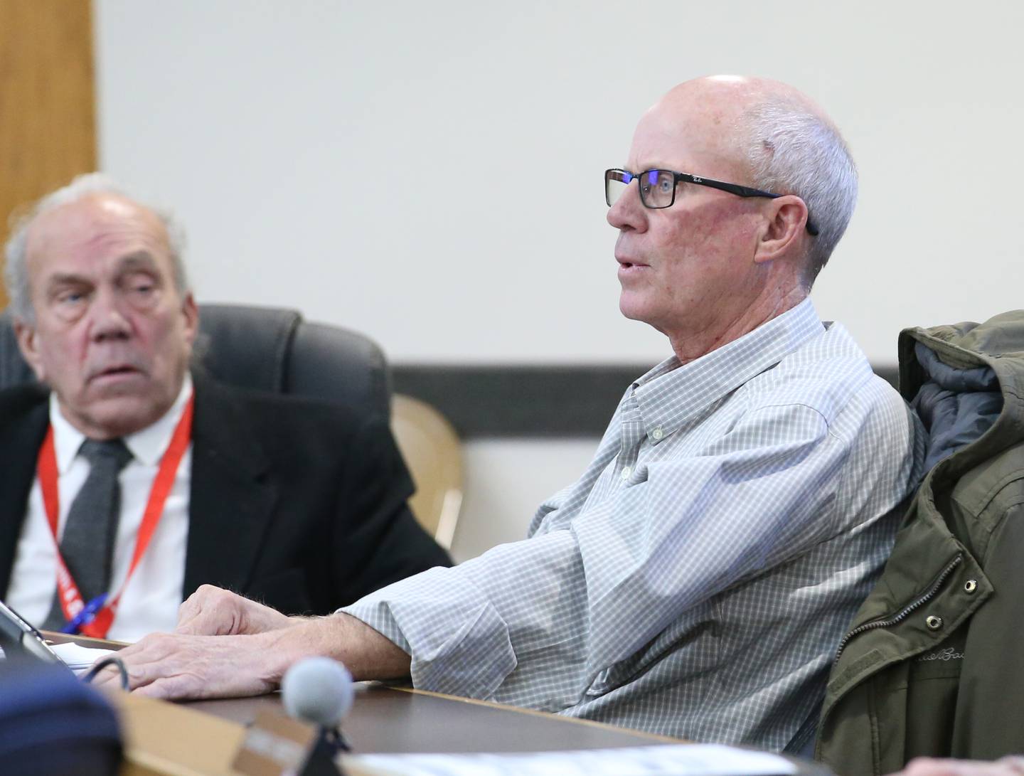 La Salle County Board member Gary Small (R), attends the County Board Meeting on Monday, Dec. 5, 2022 at the La Salle County Government Complex in Ottawa.