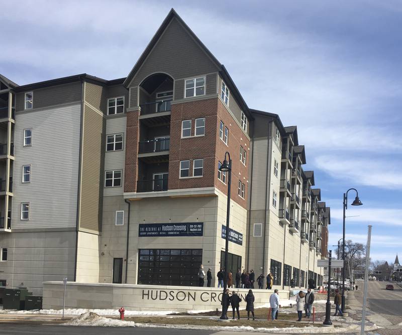 RIOT!! Pizza will located in a 4,000-square foot, first floor space overlooking Washington (Route 34) and Harrison streets in The Reserve at Hudson Crossing in downtown Oswego (Above).