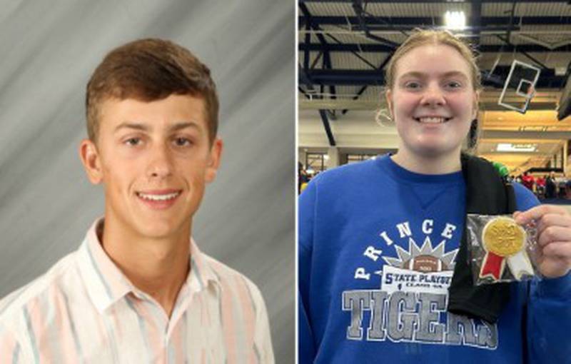 Tyson Phillips and Morgan Foes are the 2024 recipients of the Teddy and Barbara Reed Scholarship at PHS.